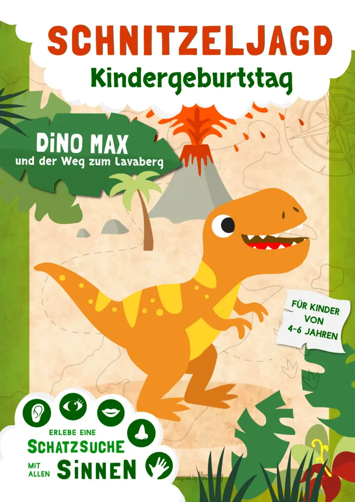 Cover: 9789403793207 | Dinosaurier Schnitzeljagd für Kindergeburtstag - Schatzsuche mit...
