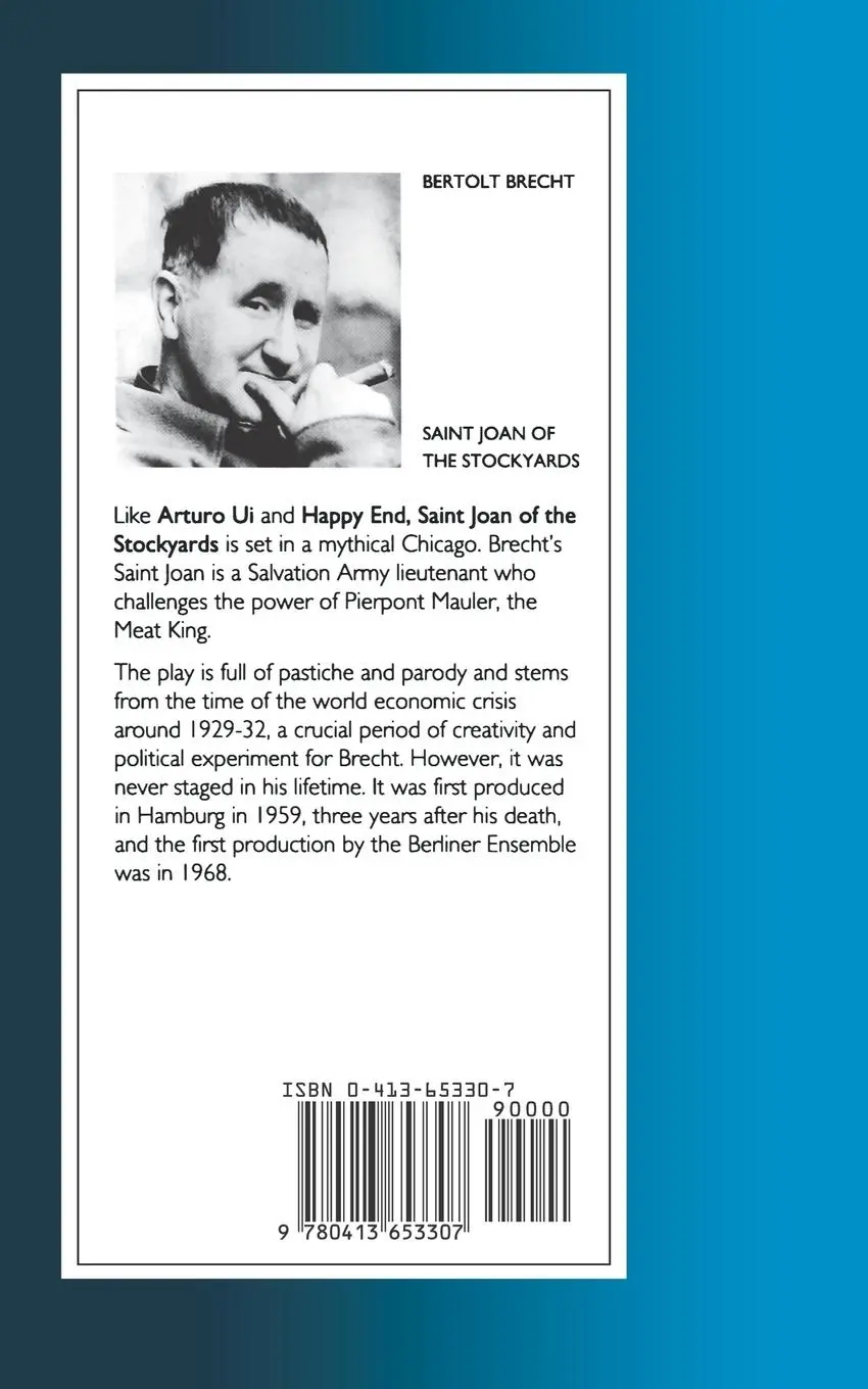 Rückseite: 9780413653307 | Saint Joan of the Stockyards | Part One | Bertolt Brecht | Taschenbuch