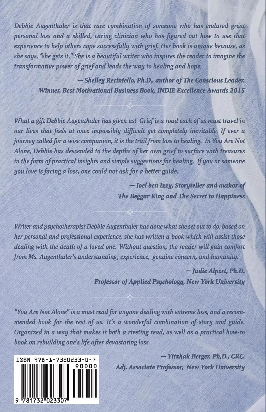 Rückseite: 9781732023307 | You Are Not Alone | A Heartfelt Guide to Grief, Healing, and Hope