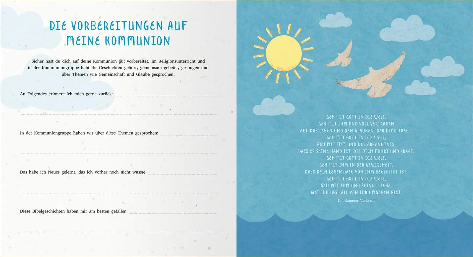 Bild: 4014489133407 | Meine Erstkommunion | Album | Britta Teckentrup | Buch | 48 S. | 2024