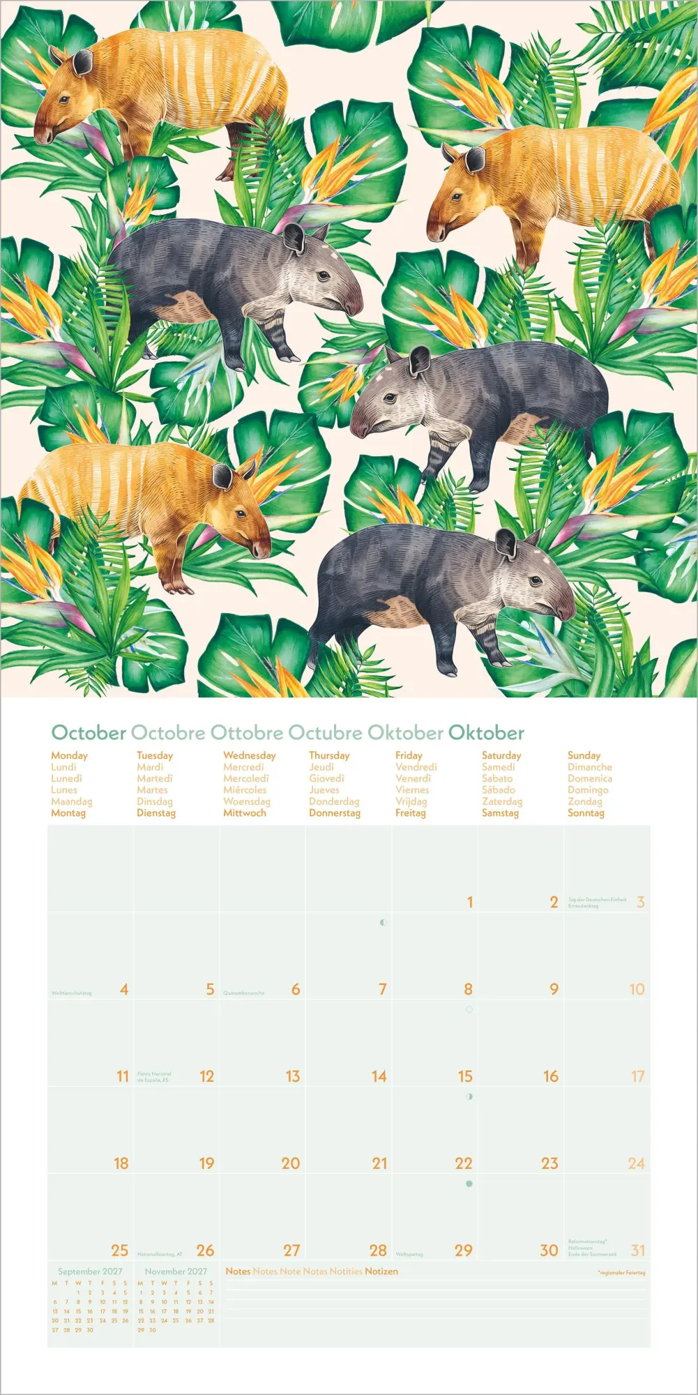 Bild: 4069095013407 | Jungle 2027 | Neumann Verlage GmbH &amp; Co KG | Kalender | 14 S. | 2027