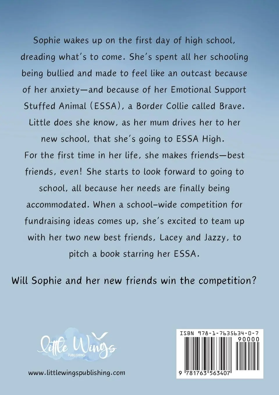 Rückseite: 9781763563407 | Sophie and Brave | Lisa McArthur-Collins | Taschenbuch | Englisch