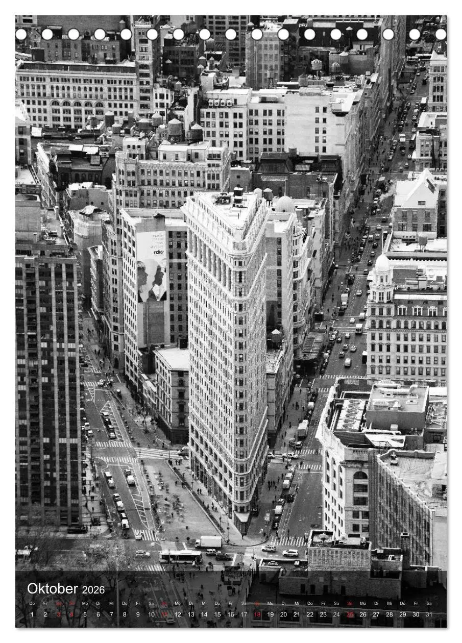 Bild: 9783516473407 | New York - The Big Apple (Tischkalender 2026 DIN A5 hoch), CALVENDO...