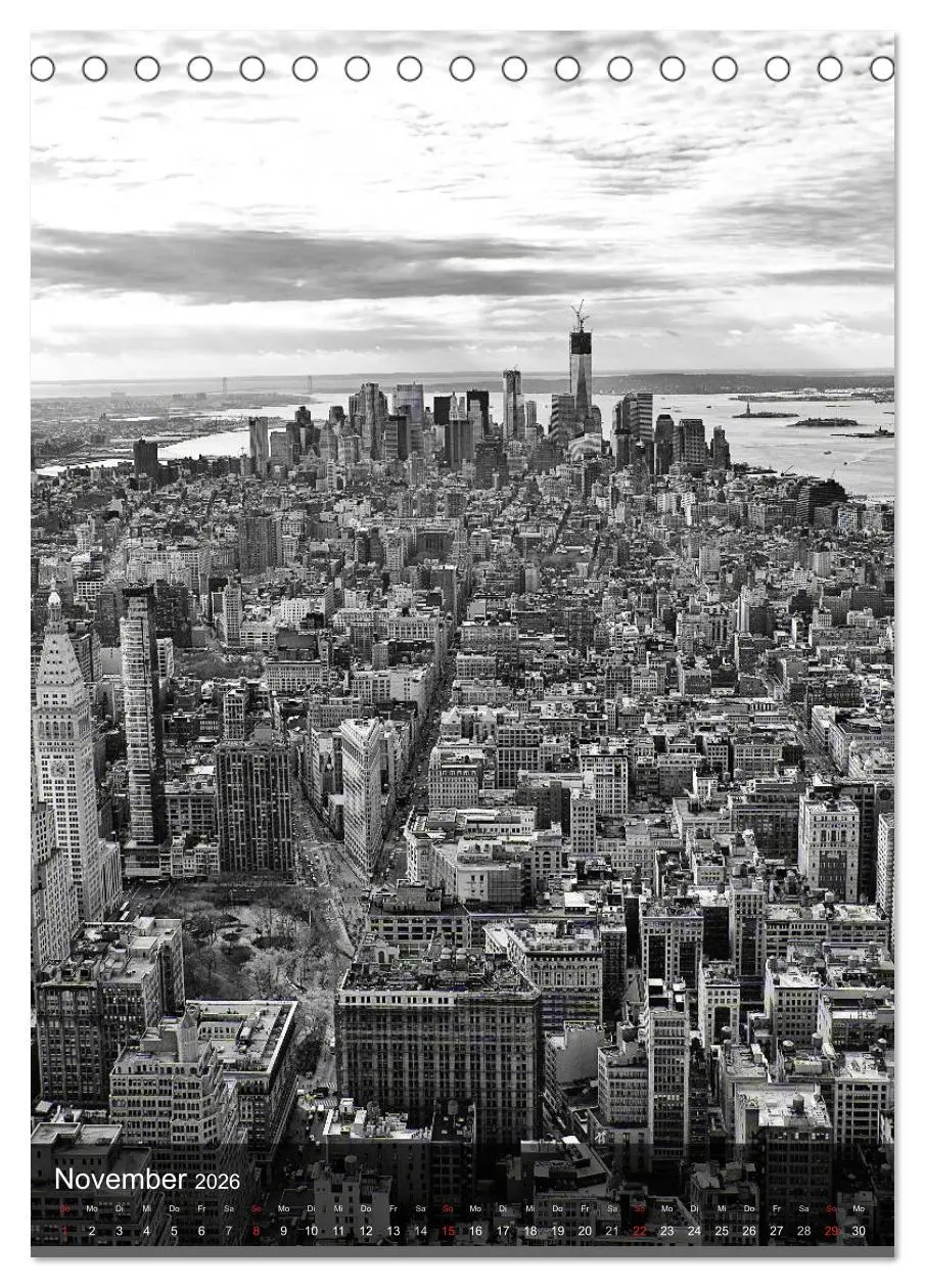 Bild: 9783516473407 | New York - The Big Apple (Tischkalender 2026 DIN A5 hoch), CALVENDO...