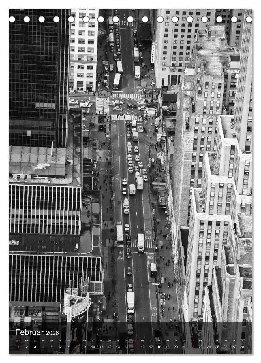Bild: 9783516473407 | New York - The Big Apple (Tischkalender 2026 DIN A5 hoch), CALVENDO...