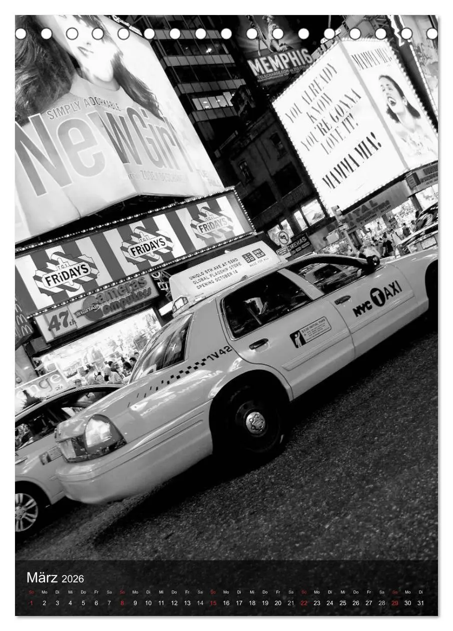 Bild: 9783516473407 | New York - The Big Apple (Tischkalender 2026 DIN A5 hoch), CALVENDO...