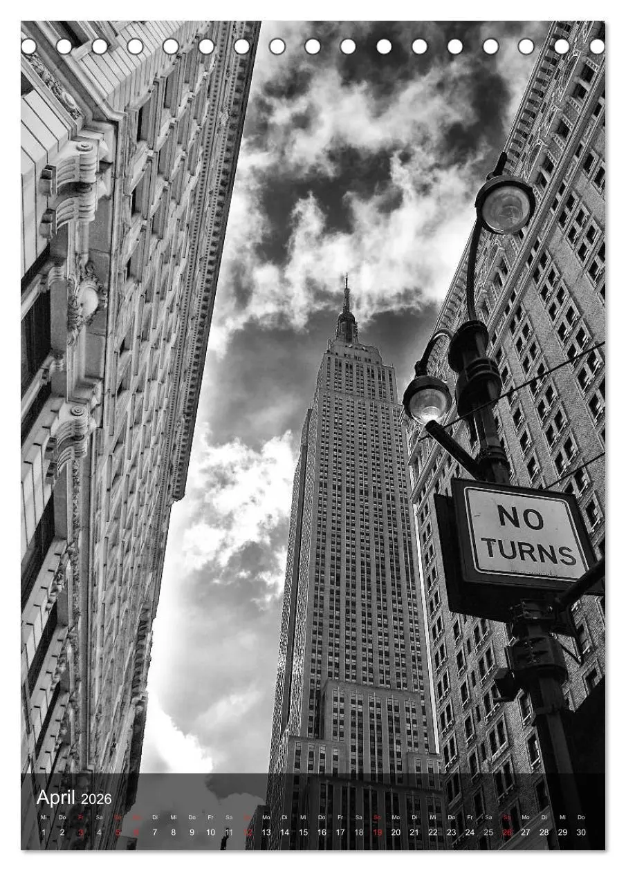 Bild: 9783516473407 | New York - The Big Apple (Tischkalender 2026 DIN A5 hoch), CALVENDO...