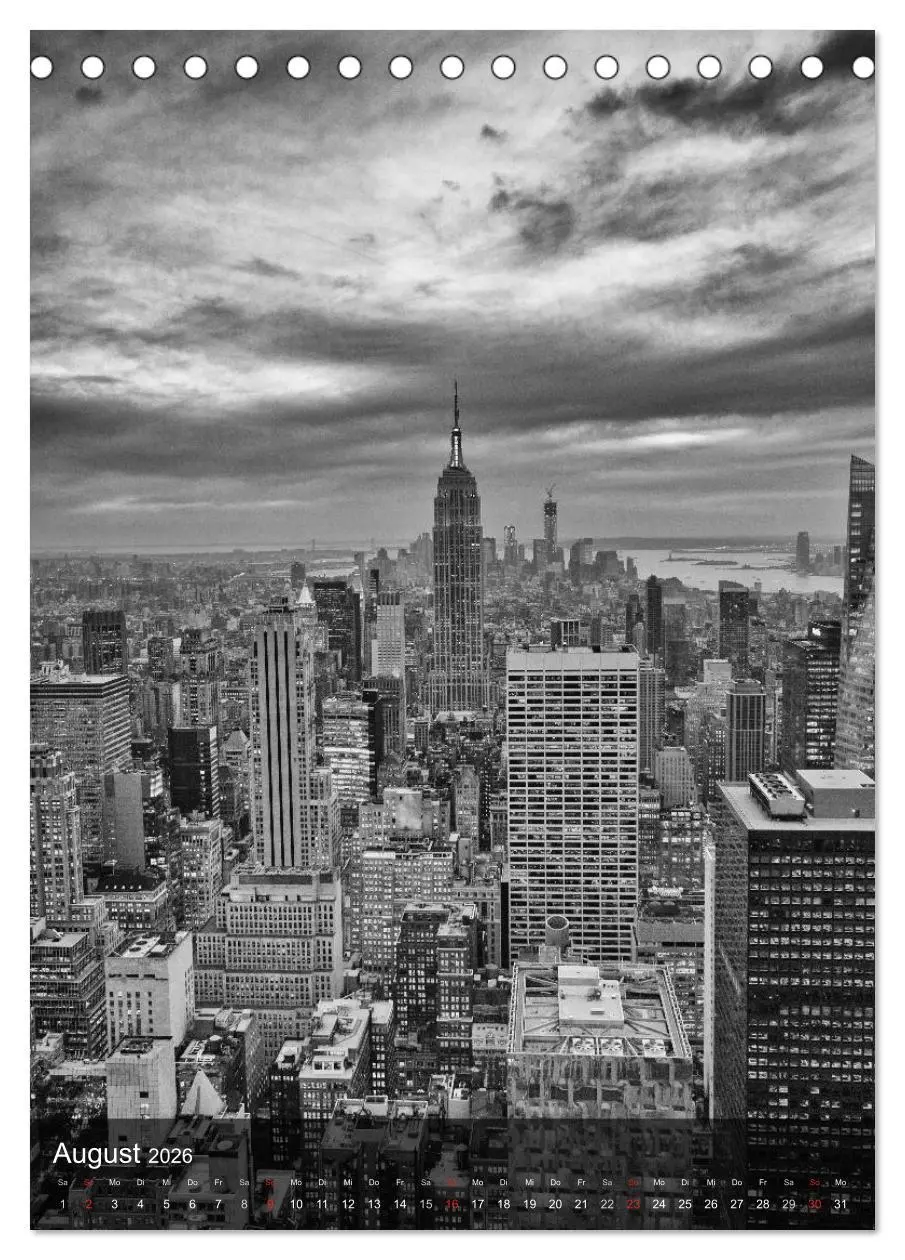 Bild: 9783516473407 | New York - The Big Apple (Tischkalender 2026 DIN A5 hoch), CALVENDO...