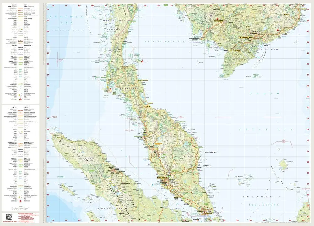 Bild: 9783575023407 | MARCO POLO Reisekarte Thailand, Vietnam 1:1,9 Mio. | (Land-)Karte