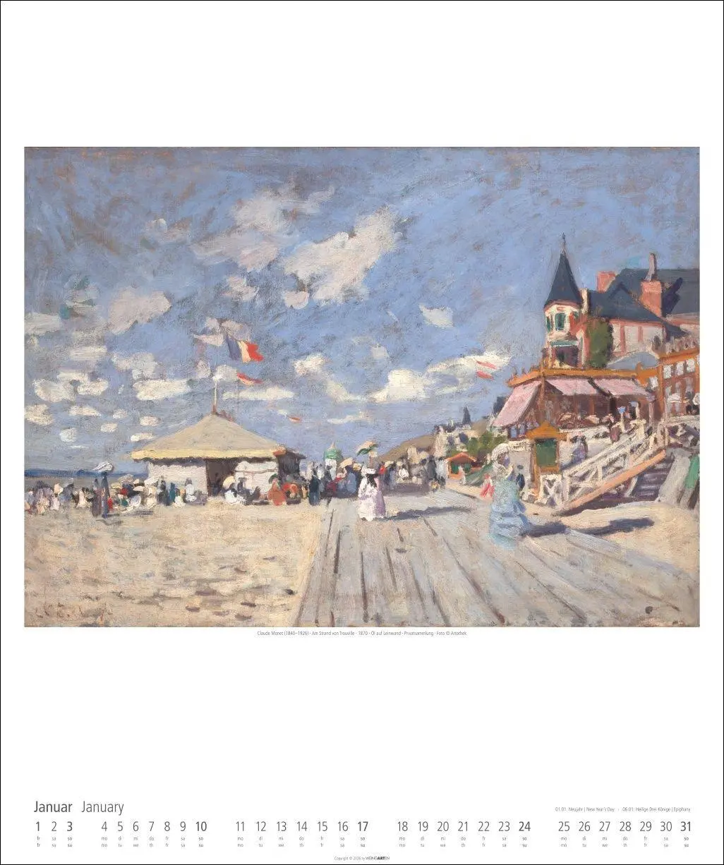 Bild: 9783839903407 | Claude Monet Kalender 2027 | Claude Monet | Kalender | Spiralbindung