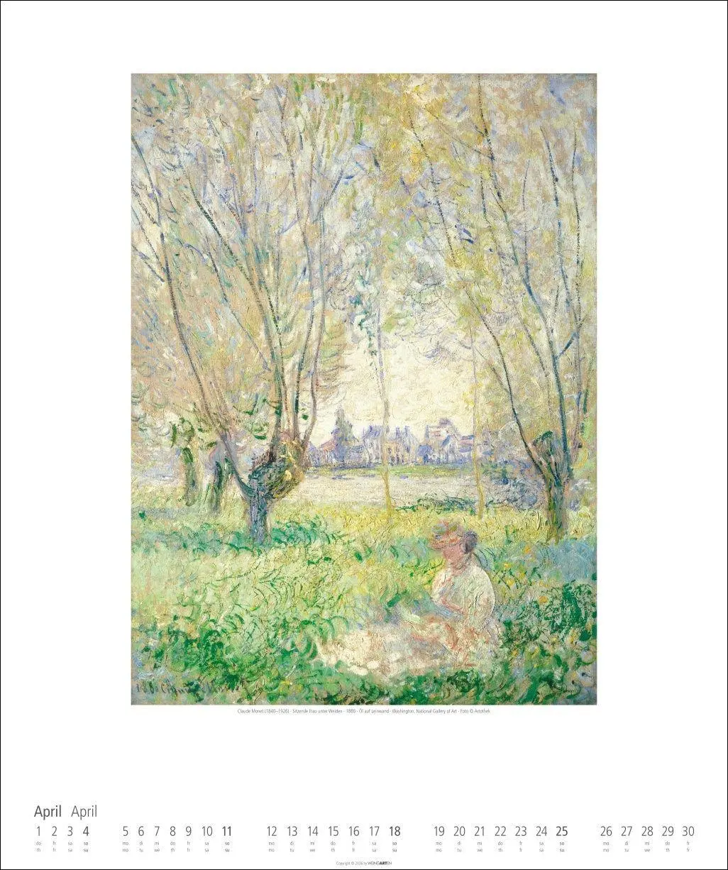 Bild: 9783839903407 | Claude Monet Kalender 2027 | Claude Monet | Kalender | Spiralbindung