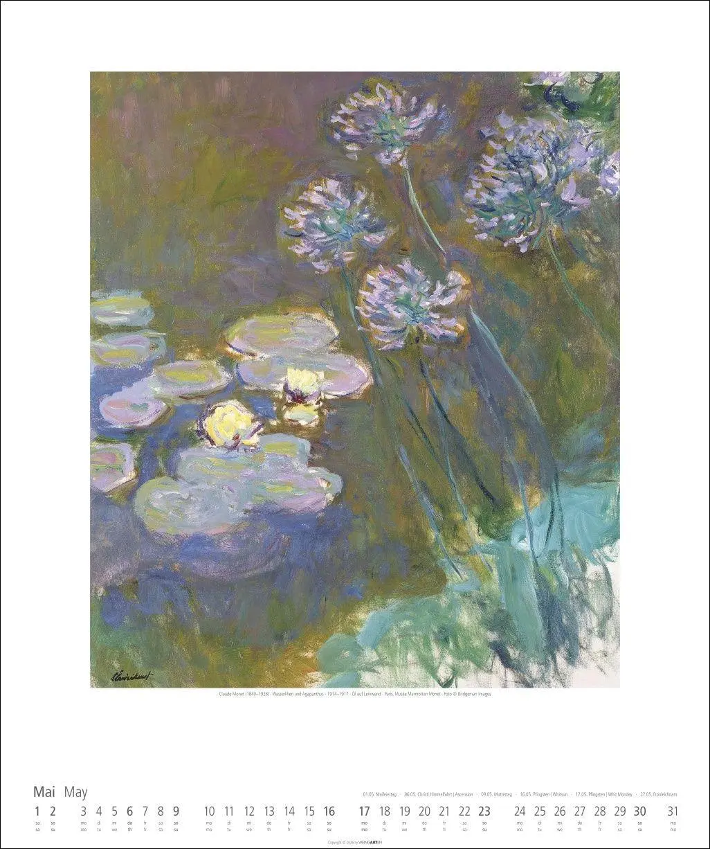 Bild: 9783839903407 | Claude Monet Kalender 2027 | Claude Monet | Kalender | Spiralbindung