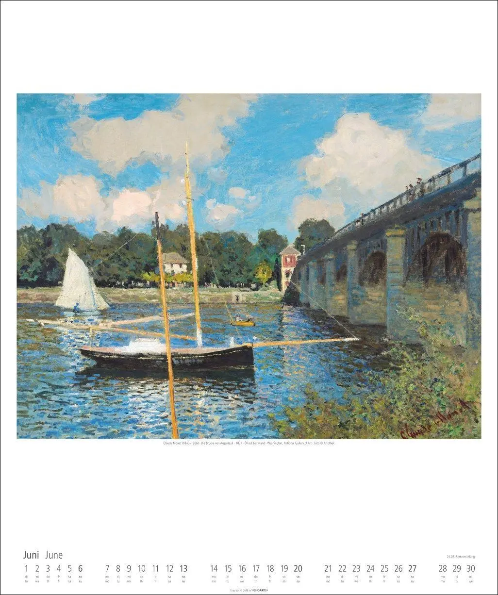Bild: 9783839903407 | Claude Monet Kalender 2027 | Claude Monet | Kalender | Spiralbindung