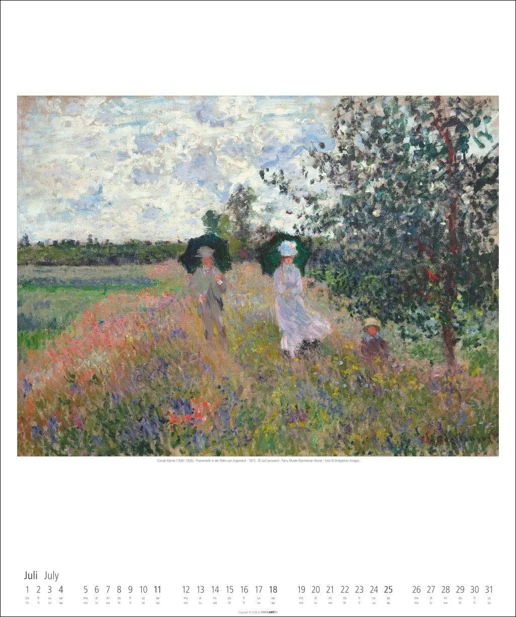 Bild: 9783839903407 | Claude Monet Kalender 2027 | Claude Monet | Kalender | Spiralbindung