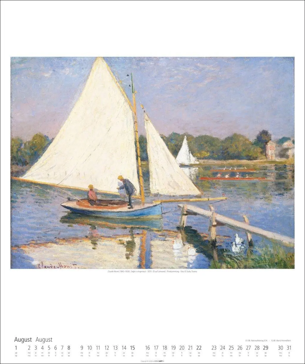 Bild: 9783839903407 | Claude Monet Kalender 2027 | Claude Monet | Kalender | Spiralbindung
