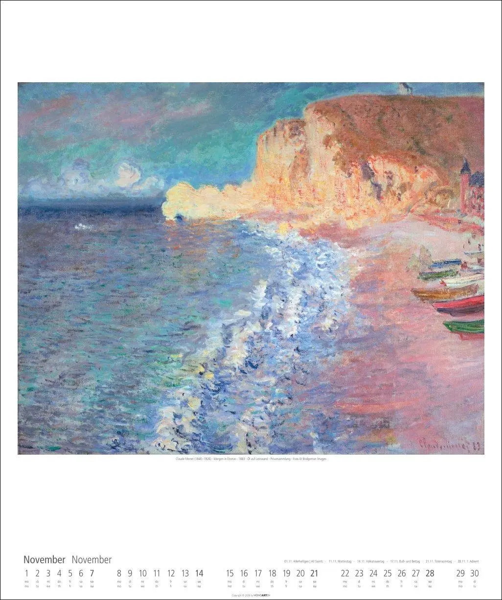 Bild: 9783839903407 | Claude Monet Kalender 2027 | Claude Monet | Kalender | Spiralbindung