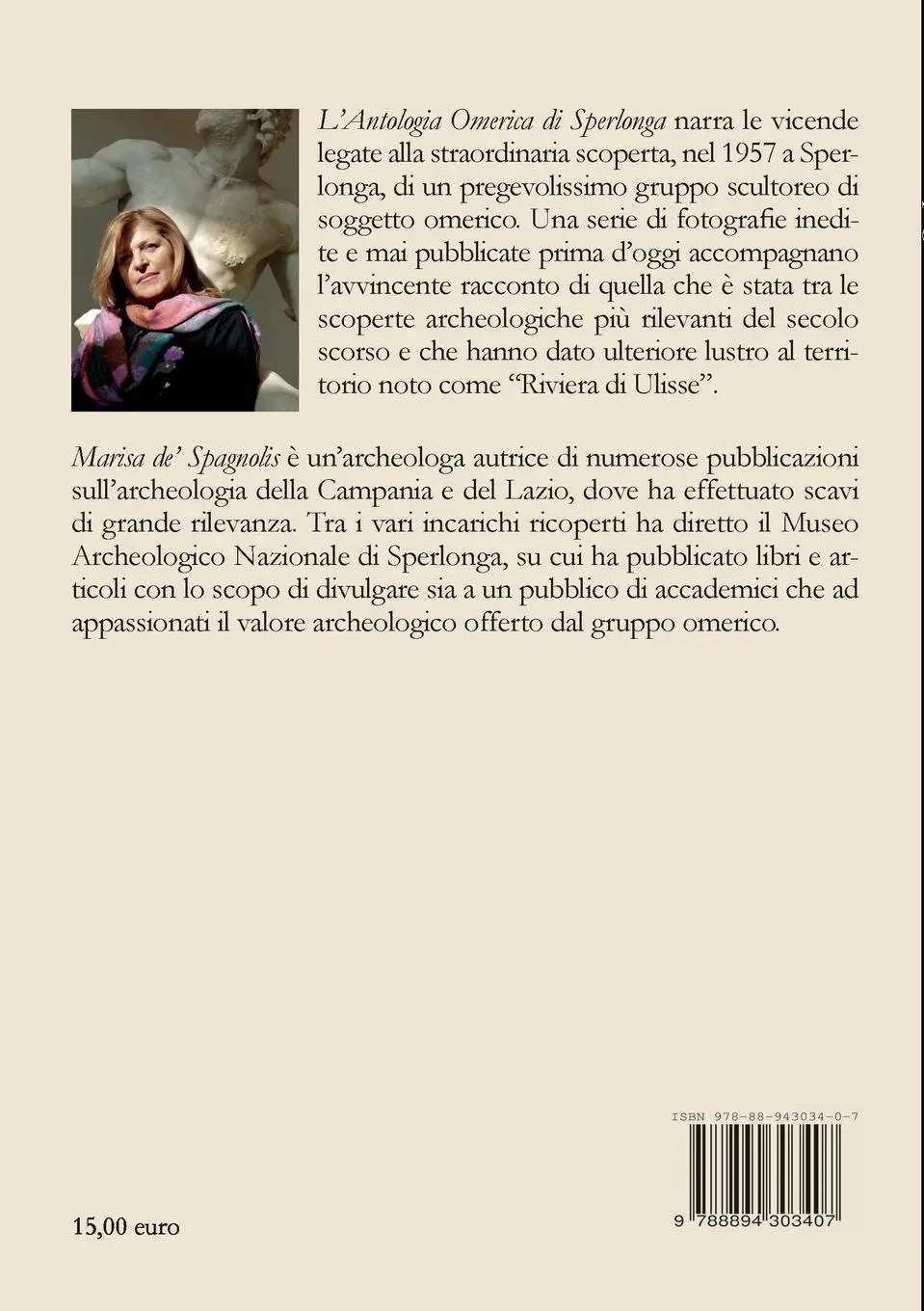 Rückseite: 9788894303407 | L'Antologia Omerica di Sperlonga | Marisa De' Spagnolis | Taschenbuch