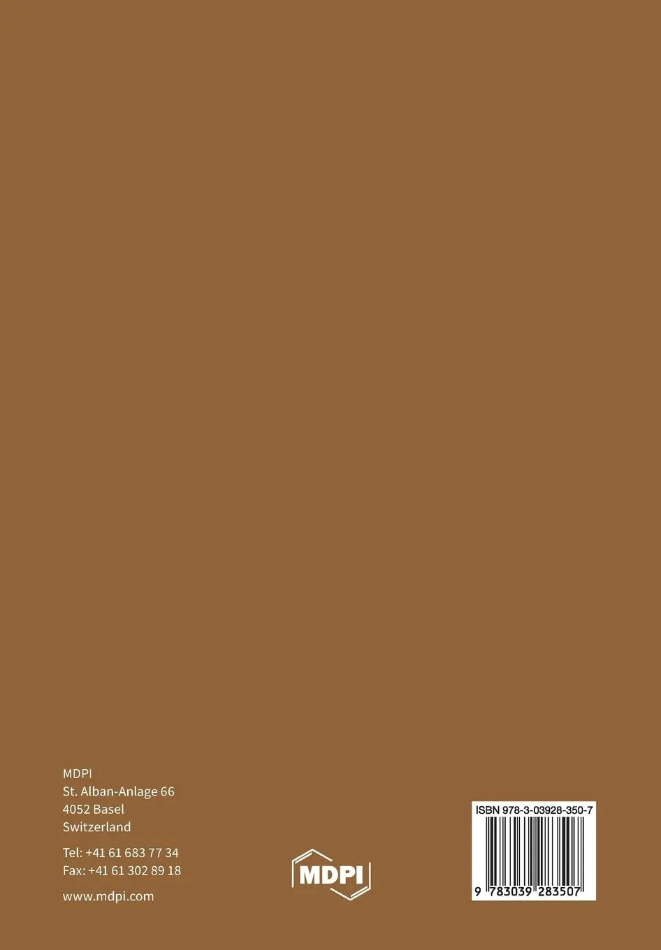 Rückseite: 9783039283507 | Advanced Flame Retardant Materials | Taschenbuch | Englisch | 2020
