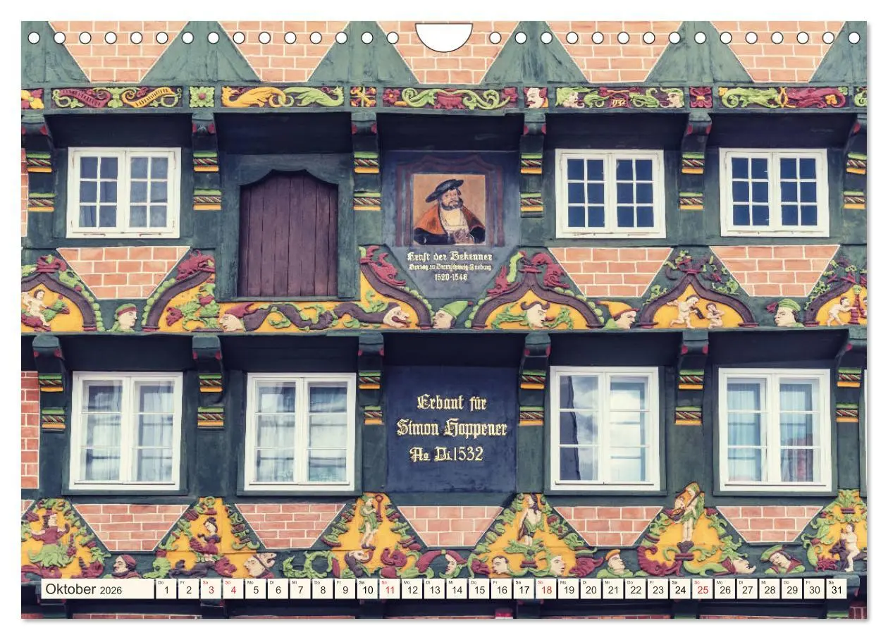 Bild: 9783457683507 | Altstadt Celle (Wandkalender 2026 DIN A4 quer), CALVENDO...