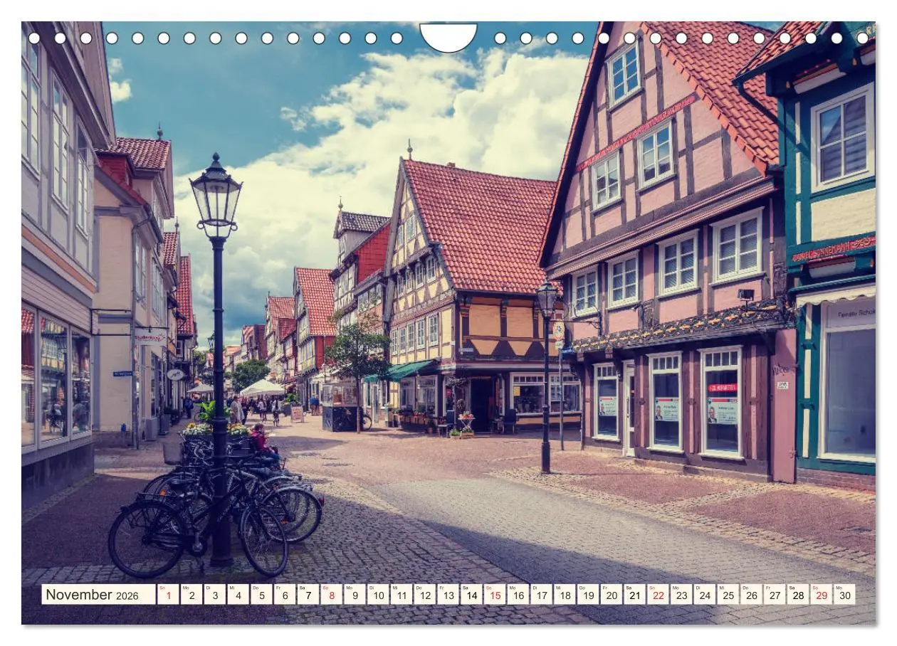 Bild: 9783457683507 | Altstadt Celle (Wandkalender 2026 DIN A4 quer), CALVENDO...