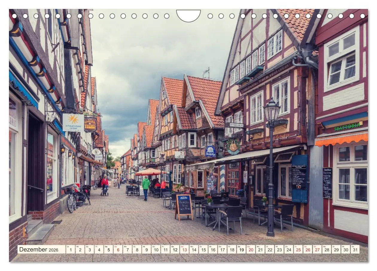 Bild: 9783457683507 | Altstadt Celle (Wandkalender 2026 DIN A4 quer), CALVENDO...