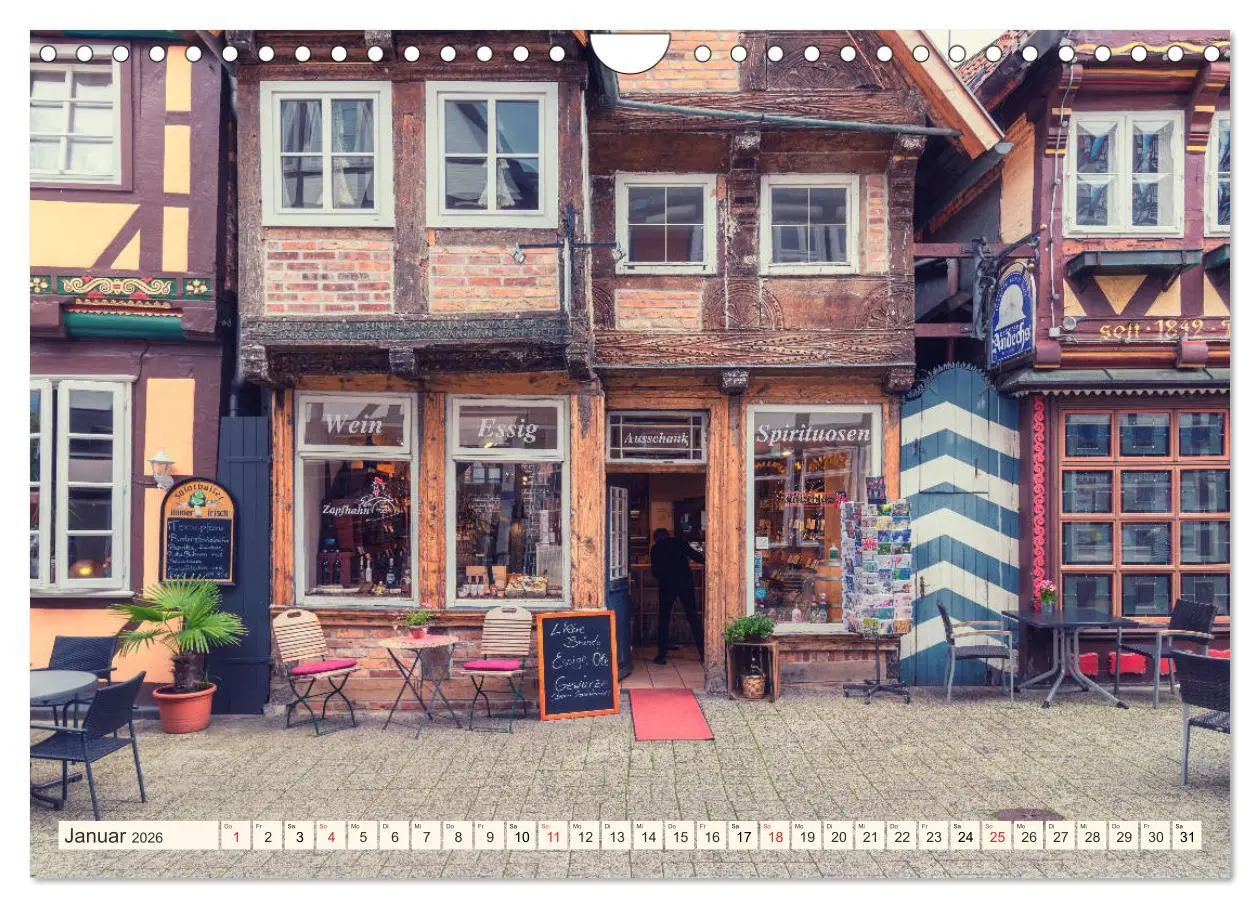 Bild: 9783457683507 | Altstadt Celle (Wandkalender 2026 DIN A4 quer), CALVENDO...
