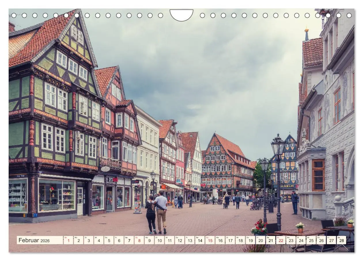 Bild: 9783457683507 | Altstadt Celle (Wandkalender 2026 DIN A4 quer), CALVENDO...