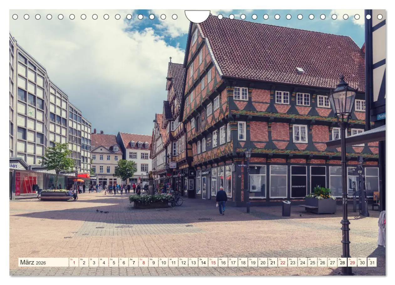 Bild: 9783457683507 | Altstadt Celle (Wandkalender 2026 DIN A4 quer), CALVENDO...