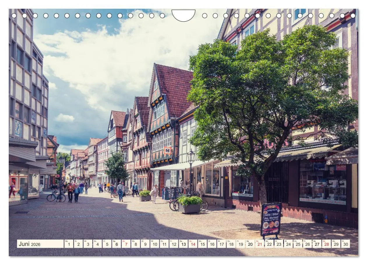 Bild: 9783457683507 | Altstadt Celle (Wandkalender 2026 DIN A4 quer), CALVENDO...