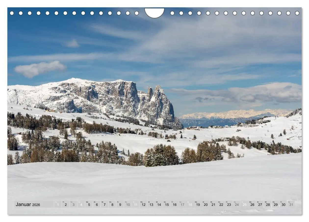 Bild: 9783457753507 | Wunderschöne Dolomiten (Wandkalender 2026 DIN A4 quer), CALVENDO...