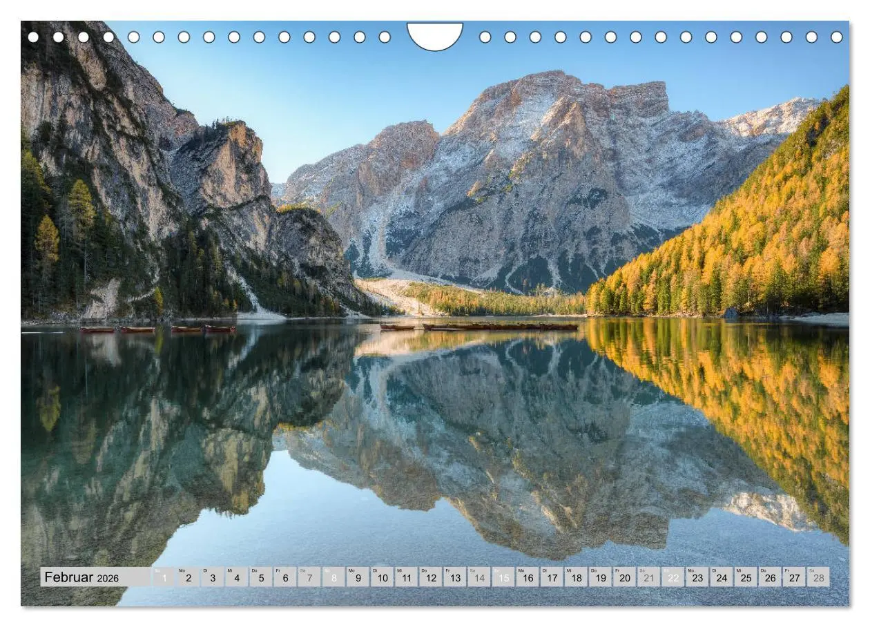 Bild: 9783457753507 | Wunderschöne Dolomiten (Wandkalender 2026 DIN A4 quer), CALVENDO...