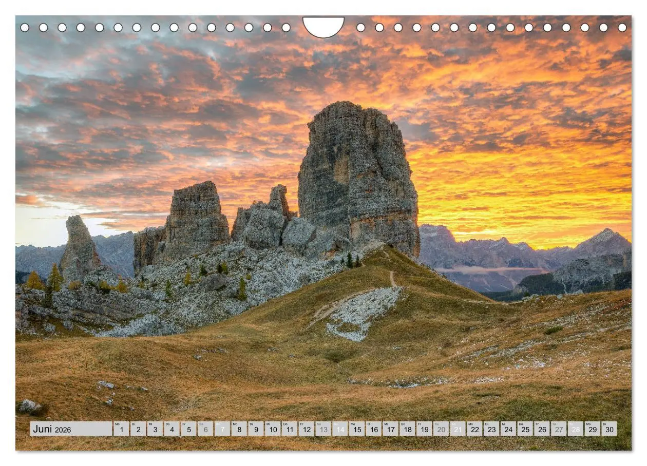 Bild: 9783457753507 | Wunderschöne Dolomiten (Wandkalender 2026 DIN A4 quer), CALVENDO...
