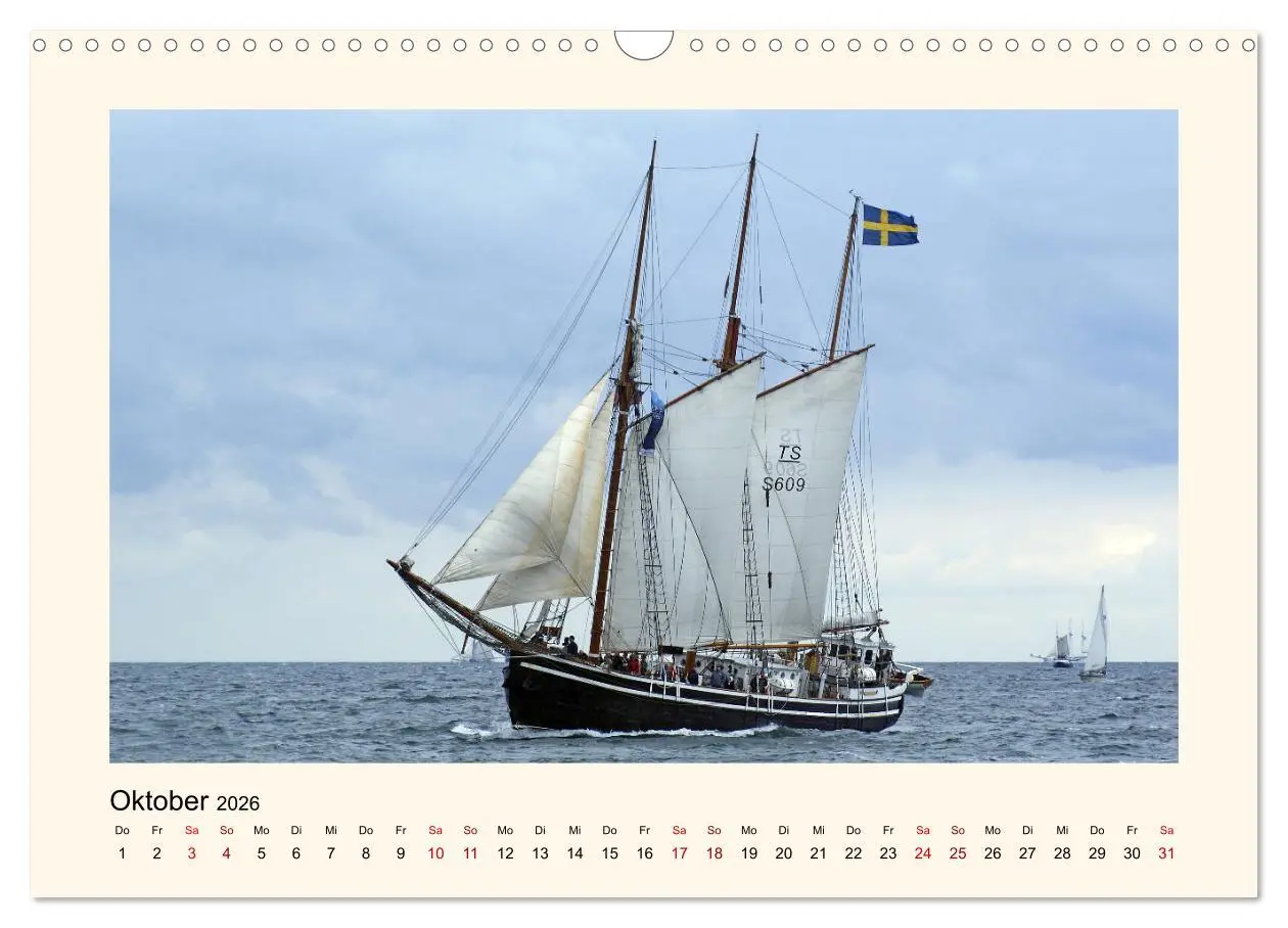 Bild: 9783457823507 | Unter vollen Segeln Traditionssegler auf der Ostsee (Wandkalender...