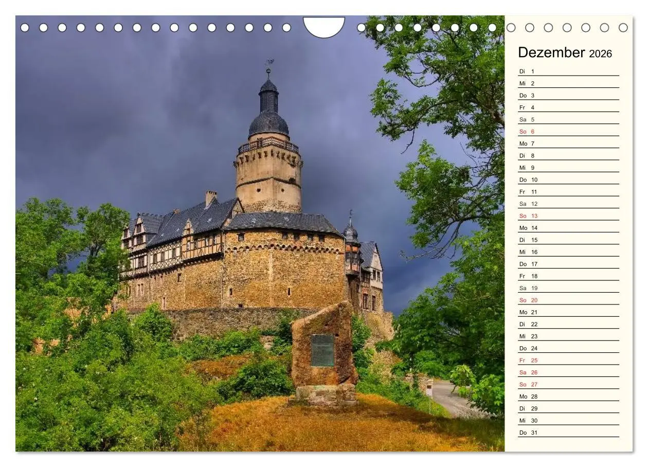 Bild: 9783457993507 | Burgen im Harz (Wandkalender 2026 DIN A4 quer), CALVENDO...