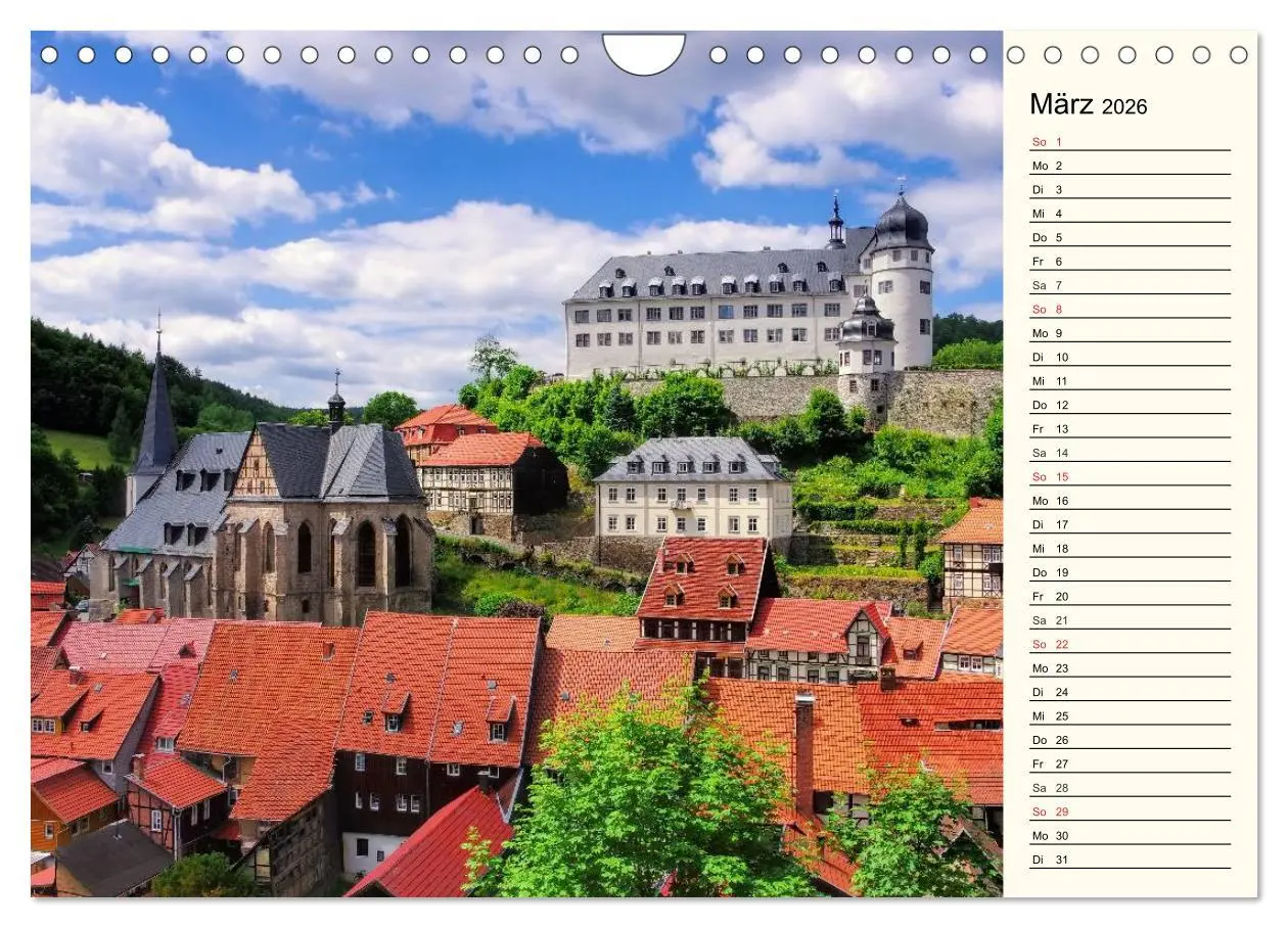 Bild: 9783457993507 | Burgen im Harz (Wandkalender 2026 DIN A4 quer), CALVENDO...