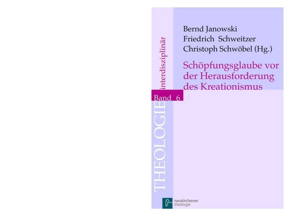 Cover: 9783788723507 | Schöpfungsglaube vor der Herausforderung des Kreationismus | Buch