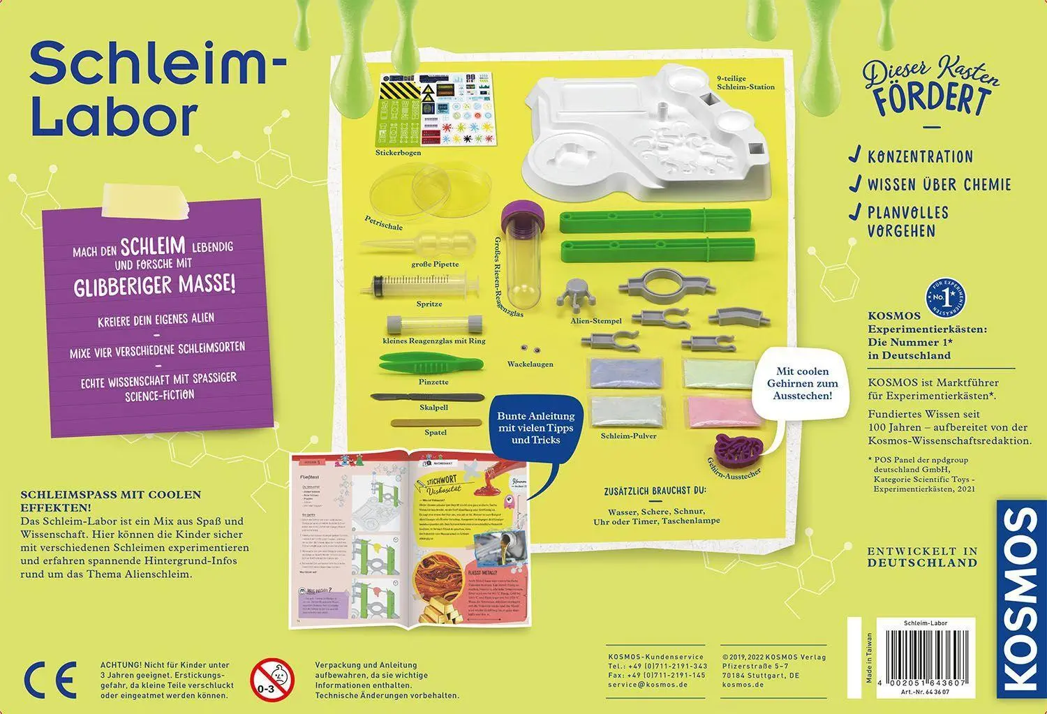 Bild: 4002051643607 | Schleim-Labor | Experimentierkasten | Spiel | Brettspiel | 643607