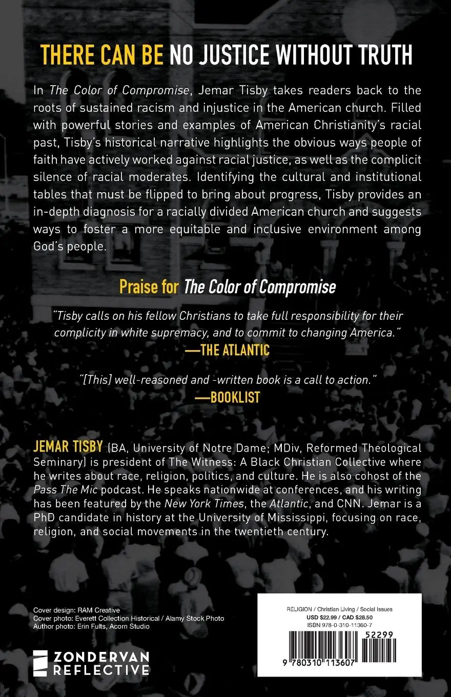 Rückseite: 9780310113607 | The Color of Compromise | Jemar Tisby | Taschenbuch | Englisch | 2020