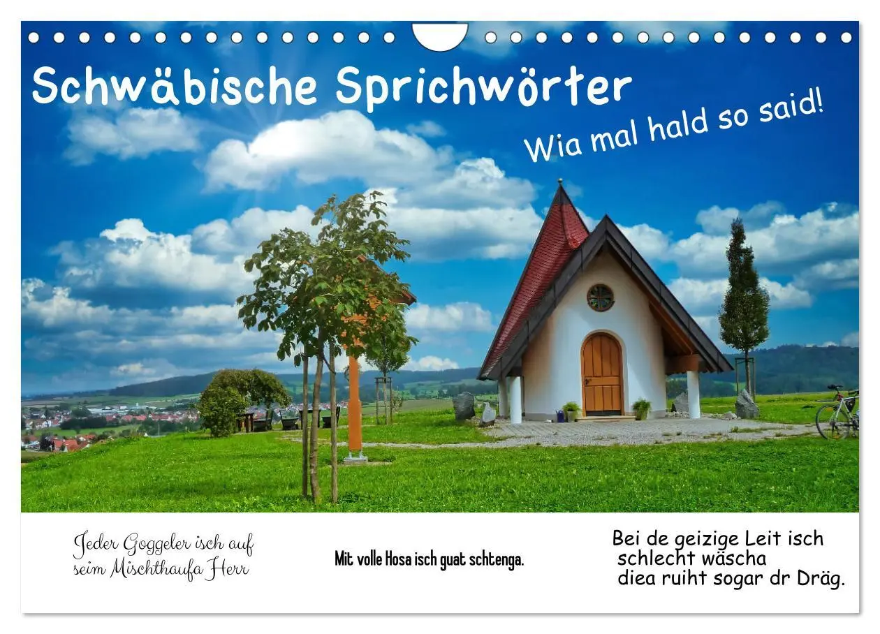 Cover: 9783457363607 | Schwäbische Sprichwörter 1 Wi ma hald so said! (Wandkalender 2026...