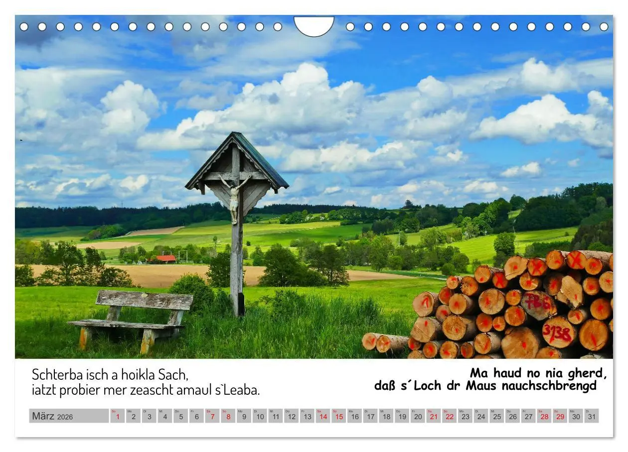 Bild: 9783457363607 | Schwäbische Sprichwörter 1 Wi ma hald so said! (Wandkalender 2026...