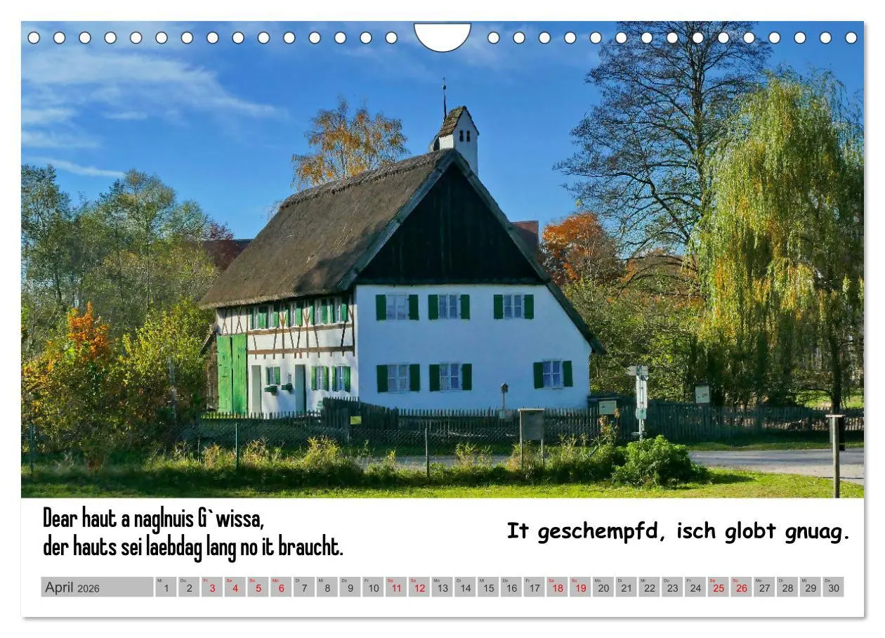 Bild: 9783457363607 | Schwäbische Sprichwörter 1 Wi ma hald so said! (Wandkalender 2026...