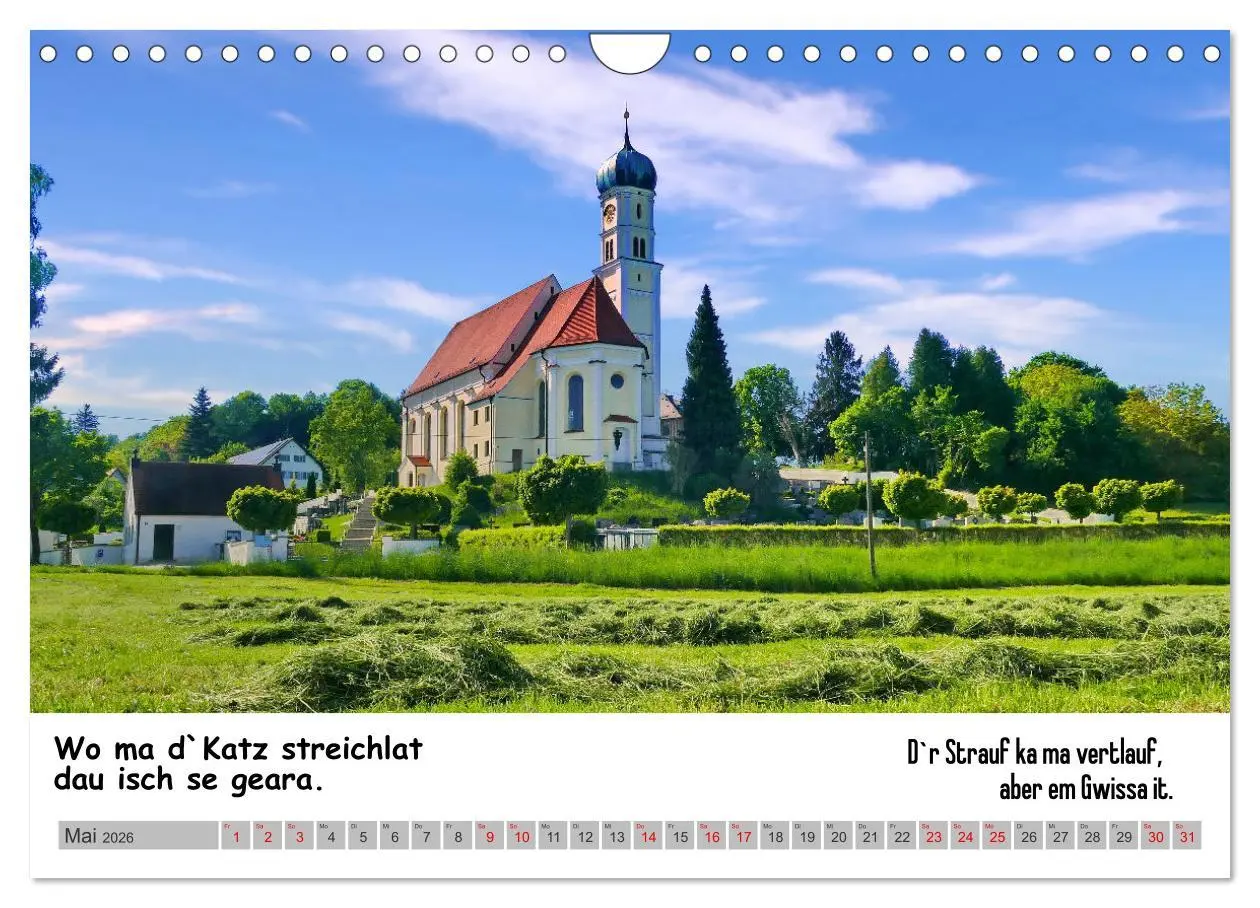 Bild: 9783457363607 | Schwäbische Sprichwörter 1 Wi ma hald so said! (Wandkalender 2026...