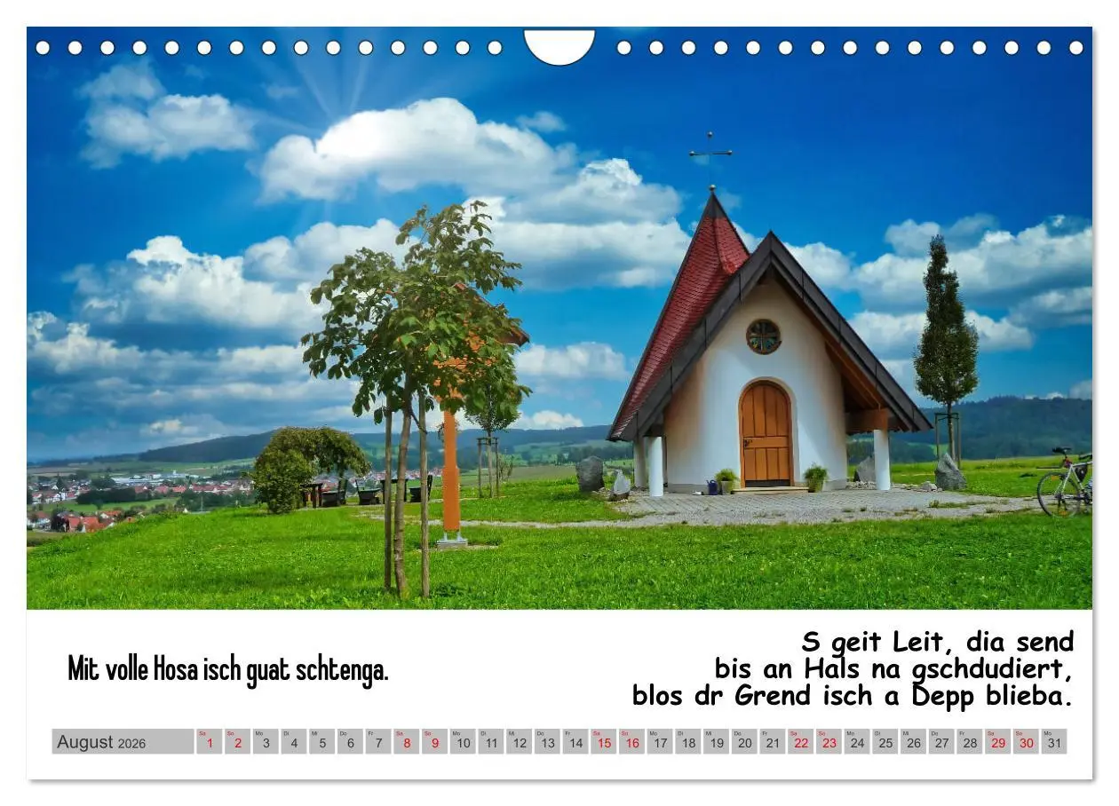 Bild: 9783457363607 | Schwäbische Sprichwörter 1 Wi ma hald so said! (Wandkalender 2026...