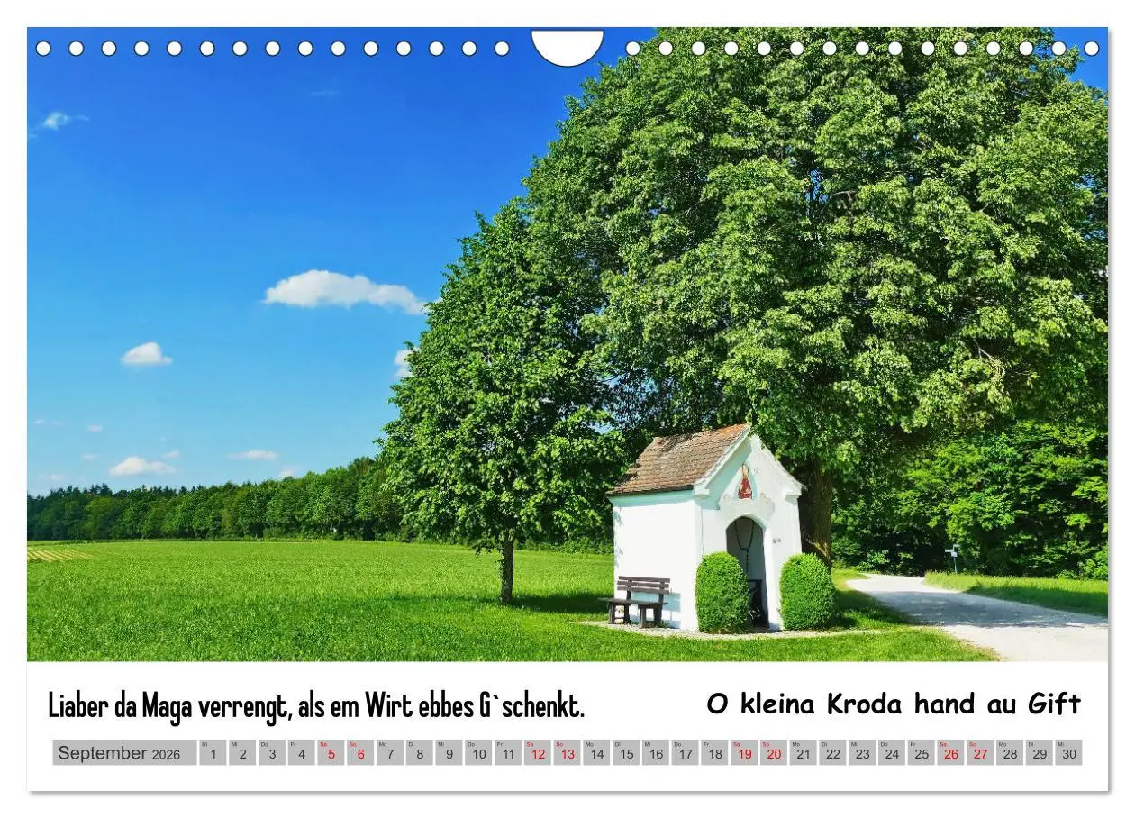 Bild: 9783457363607 | Schwäbische Sprichwörter 1 Wi ma hald so said! (Wandkalender 2026...