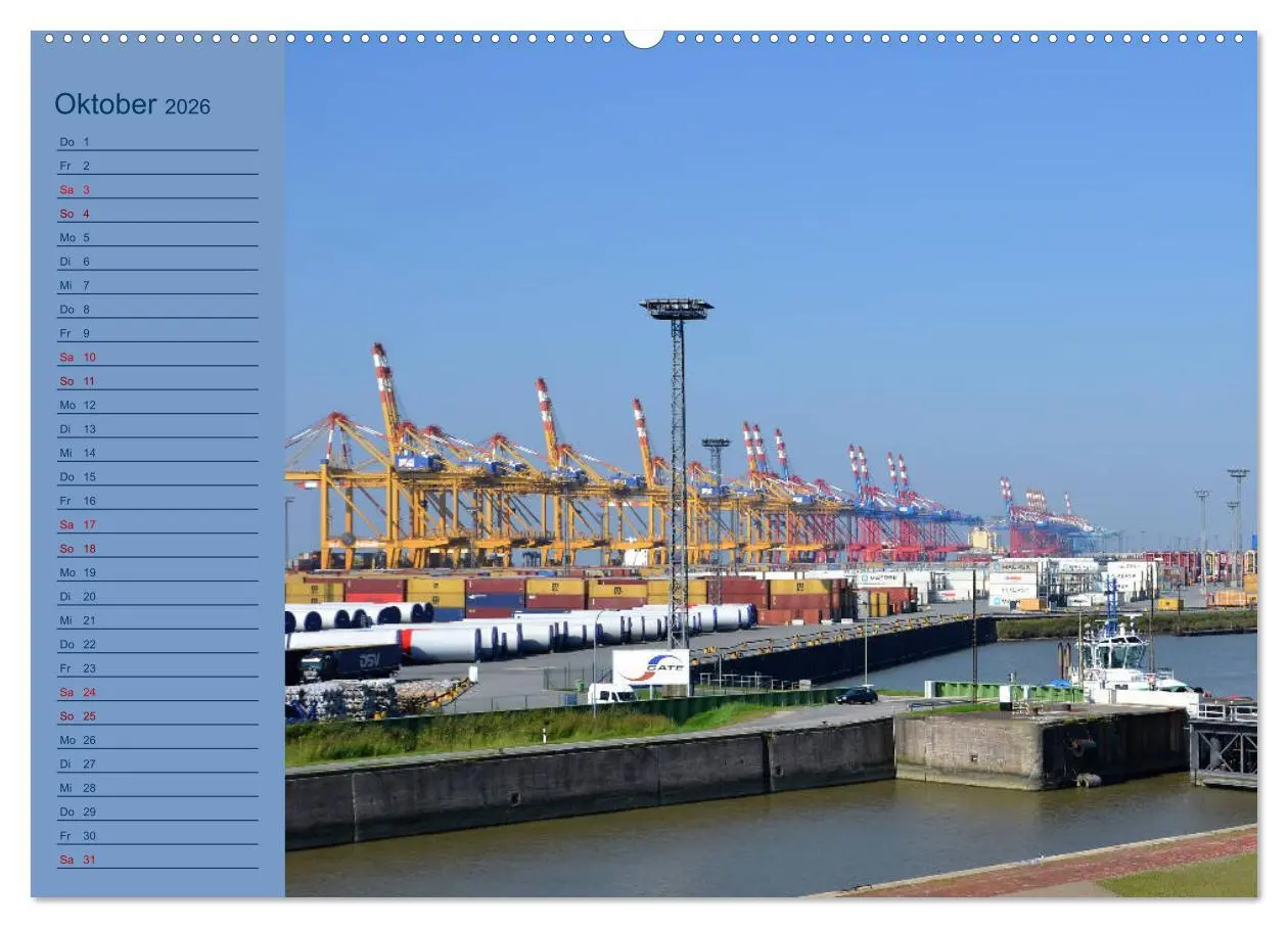 Bild: 9783457743607 | BREMERHAVEN - 2026 (hochwertiger Premium Wandkalender 2026 DIN A2...