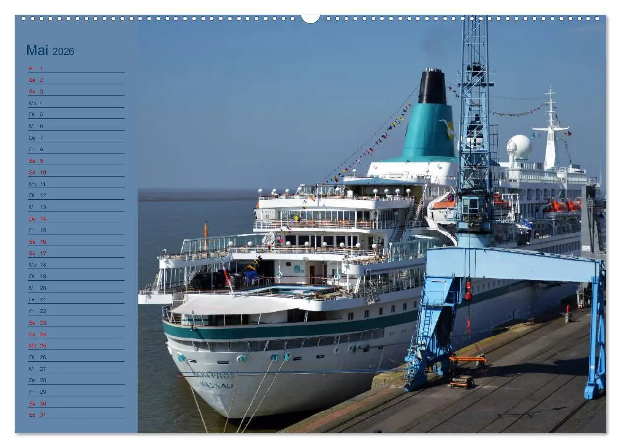 Bild: 9783457743607 | BREMERHAVEN - 2026 (hochwertiger Premium Wandkalender 2026 DIN A2...