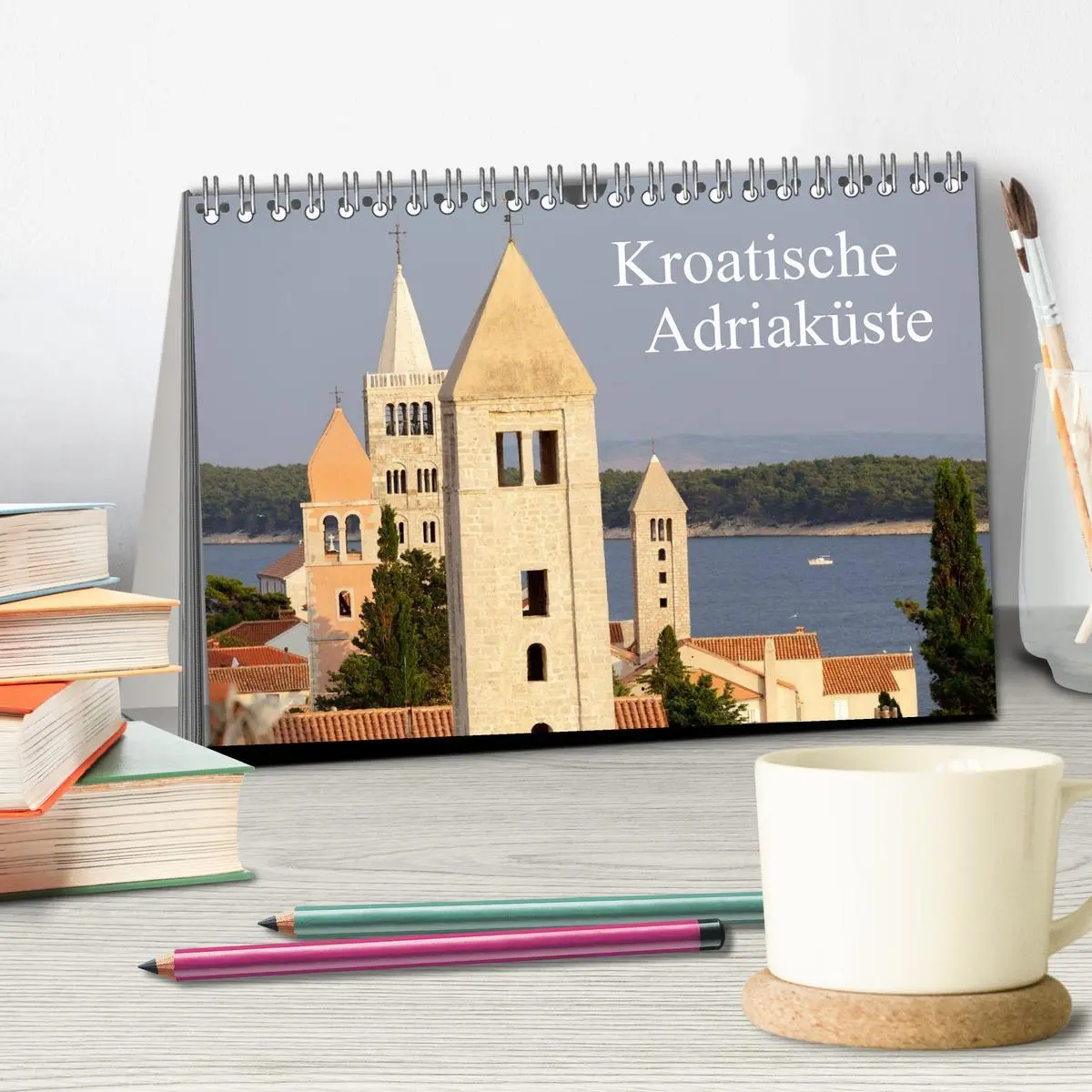 Bild: 9783516143607 | Kroatische Adriaküste (Tischkalender 2026 DIN A5 quer), CALVENDO...