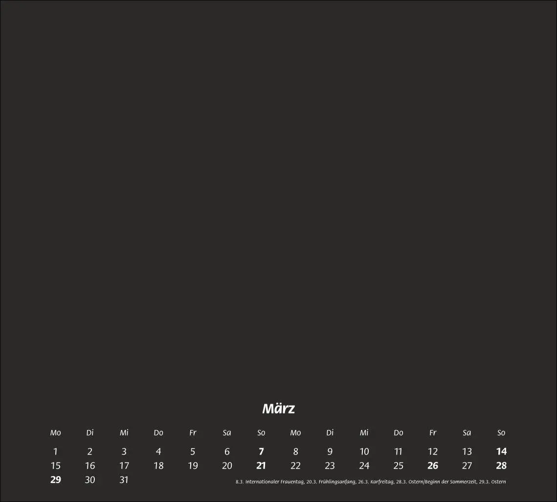 Bild: 9783756413607 | times&amp;more Bastelkalender schwarz 2027 | Heye | Kalender | 14 S.