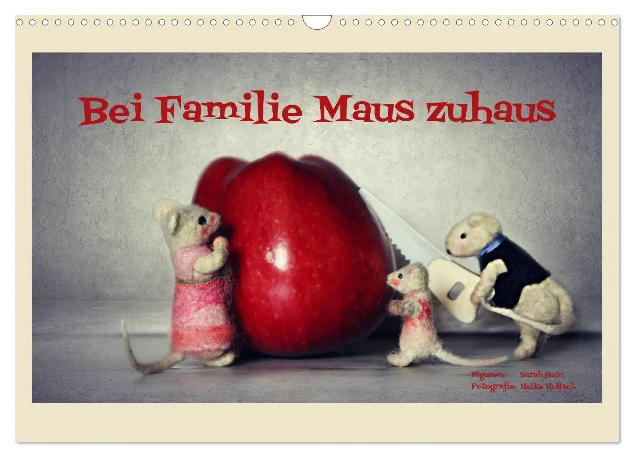 Cover: 9783516063707 | Bei Familie Maus zuhaus (Wandkalender 2026 DIN A3 quer), CALVENDO...