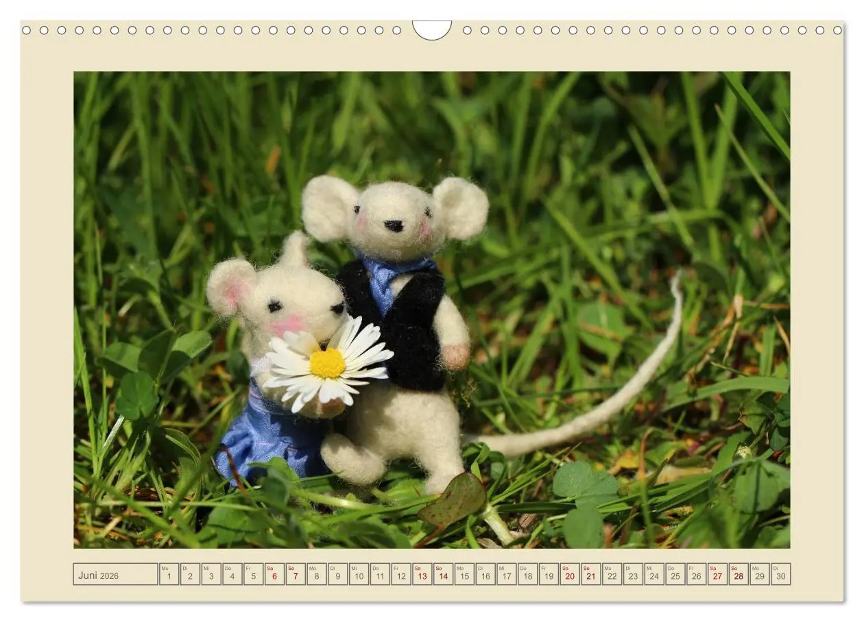 Bild: 9783516063707 | Bei Familie Maus zuhaus (Wandkalender 2026 DIN A3 quer), CALVENDO...